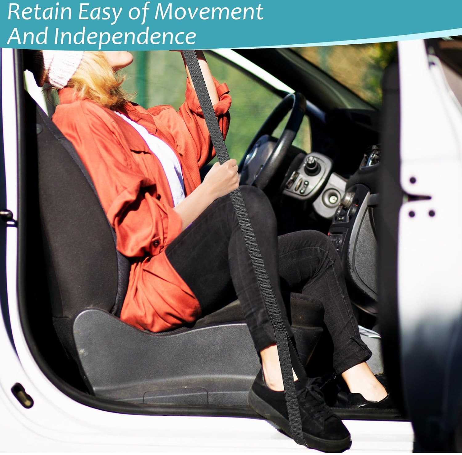 Leg Lifter, Extra Long Leg Lifters for Elderly Adjustable Leg Lifter Strap for A