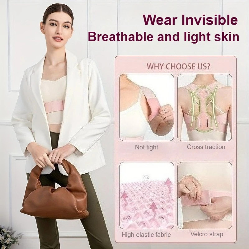 Lumbar Support Posture Corrector Corset Adjustable Ergonomics Spine Posture.