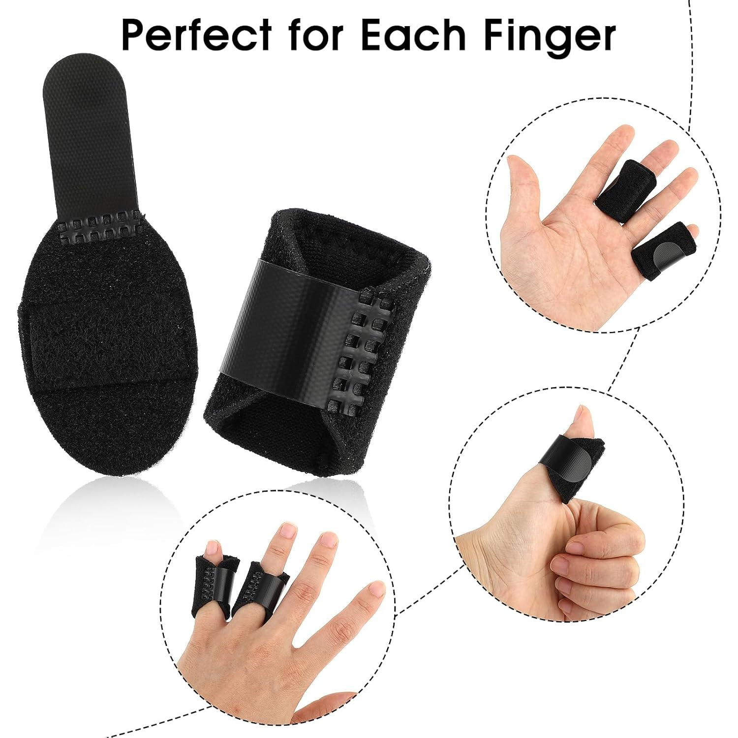 5 Pcs Trigger Finger Splint Brace for Thumb Finger Support Straightening Aid new