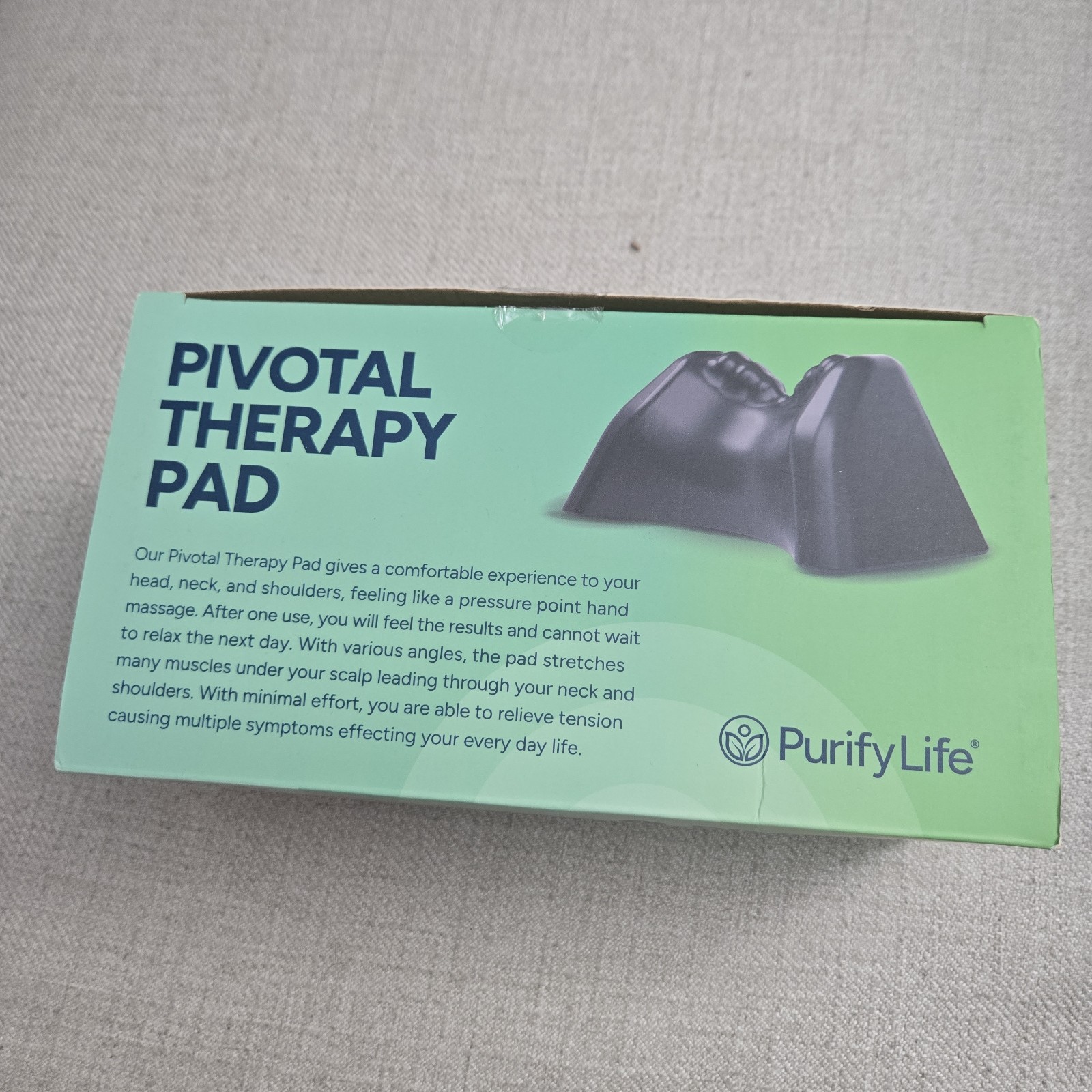 Purify Life Pivotal Therapy Pad Occipital Release Neck Traction Tool New