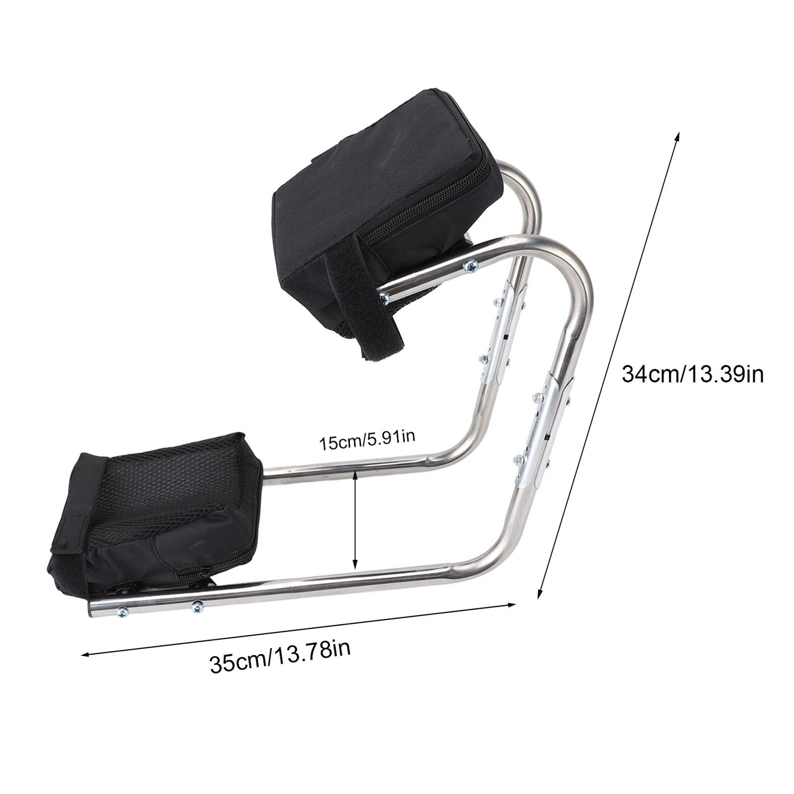 ­Knee Seat Gardening Tool Stainless Steel Ergonomic Ankle Support Knee Seat Leg