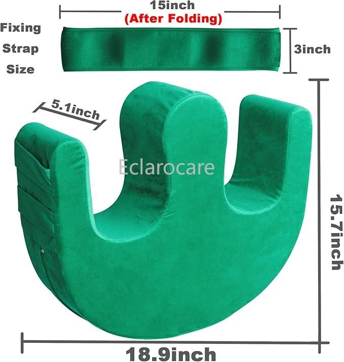 1x Bedridden Patient Turning Device with Fixing Strap Elderly Assistance Product