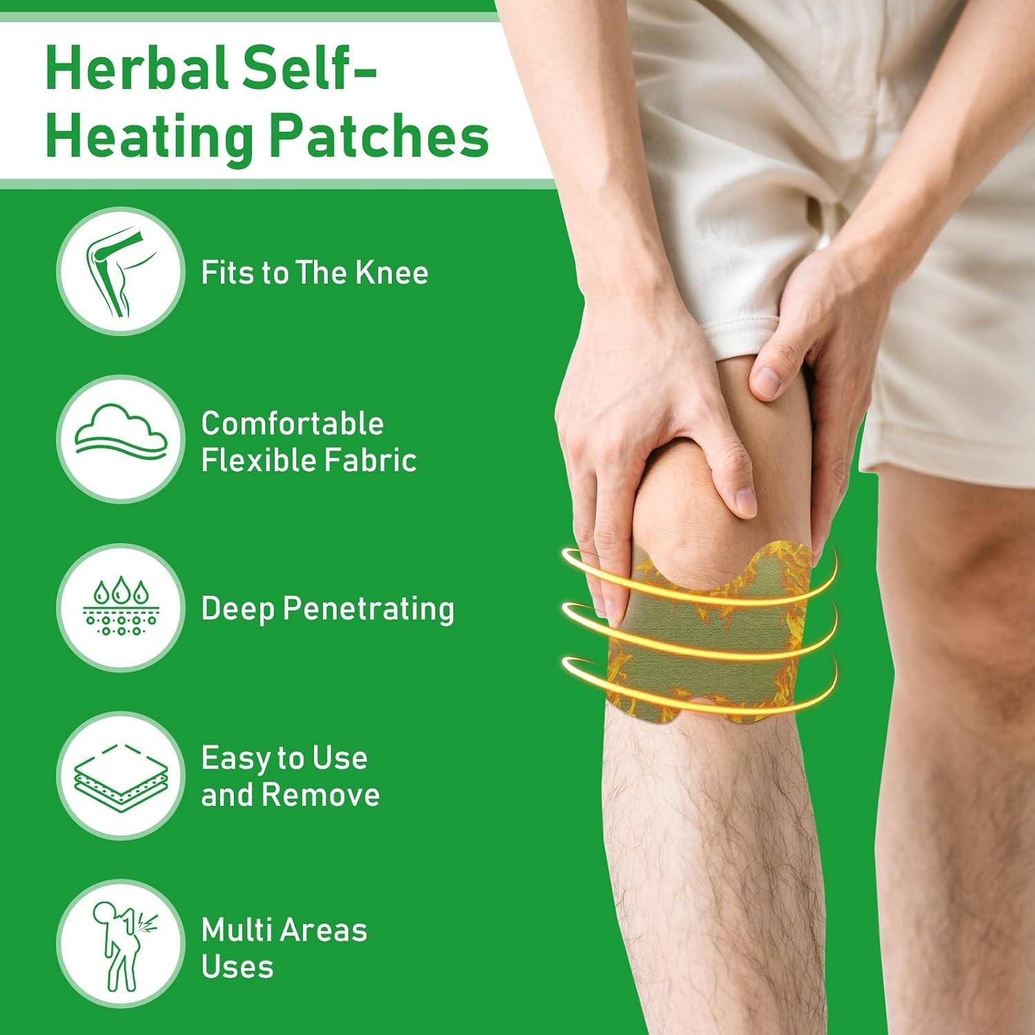 Therapeutic Knee and Body Patch Set – 14 Pcs for Arthritis and Joint Pain Relief