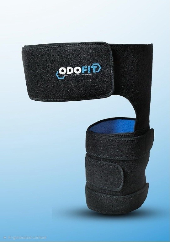New ODOFIT 5 In 1 Smartbrace BioCompression Firm Leg Support Brace ~ One Size