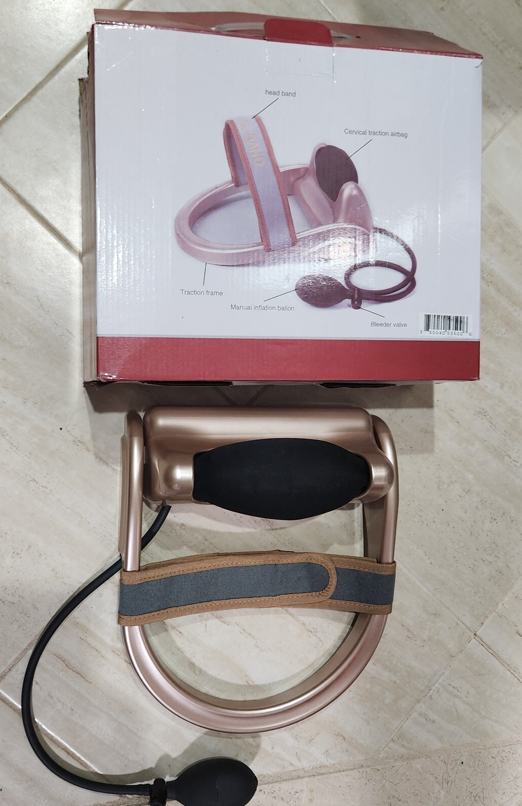 Cervical Vertebra Neck Traction Physiotherapy Device Chronic Pain Relief Muscle