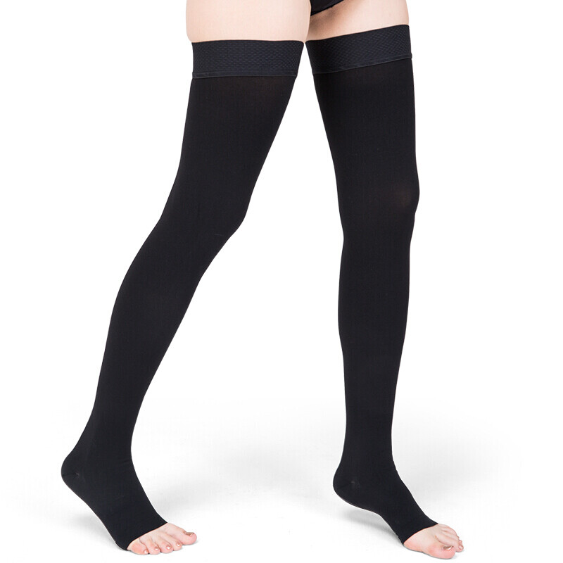 Compression Socks Support Stockings Anti-Embolism Varicose Veins Travel Flight
