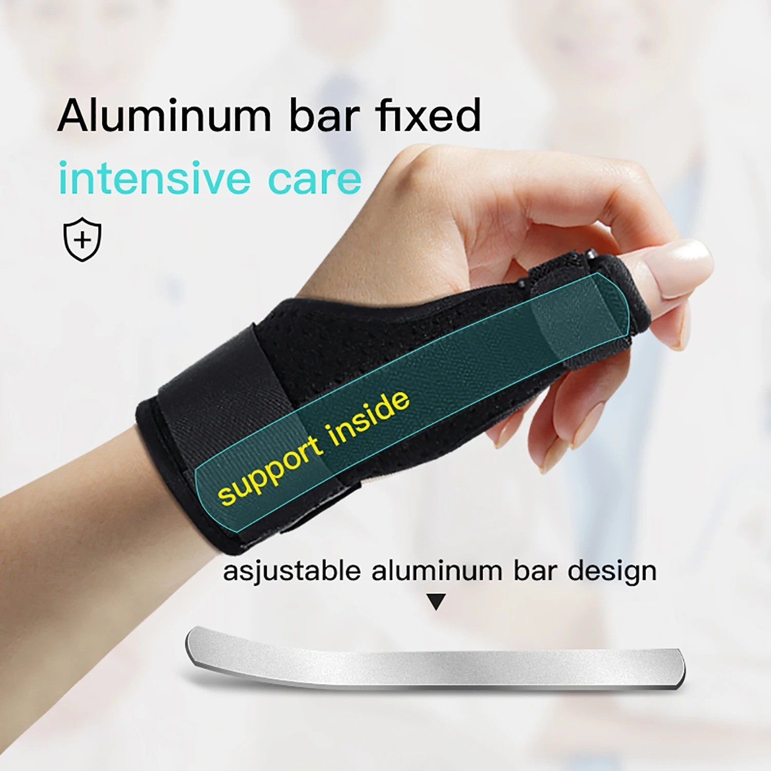 Sport Thumb Wrist Support Brace Carpal Tunnel Sprain Splint Arthritis Left Right