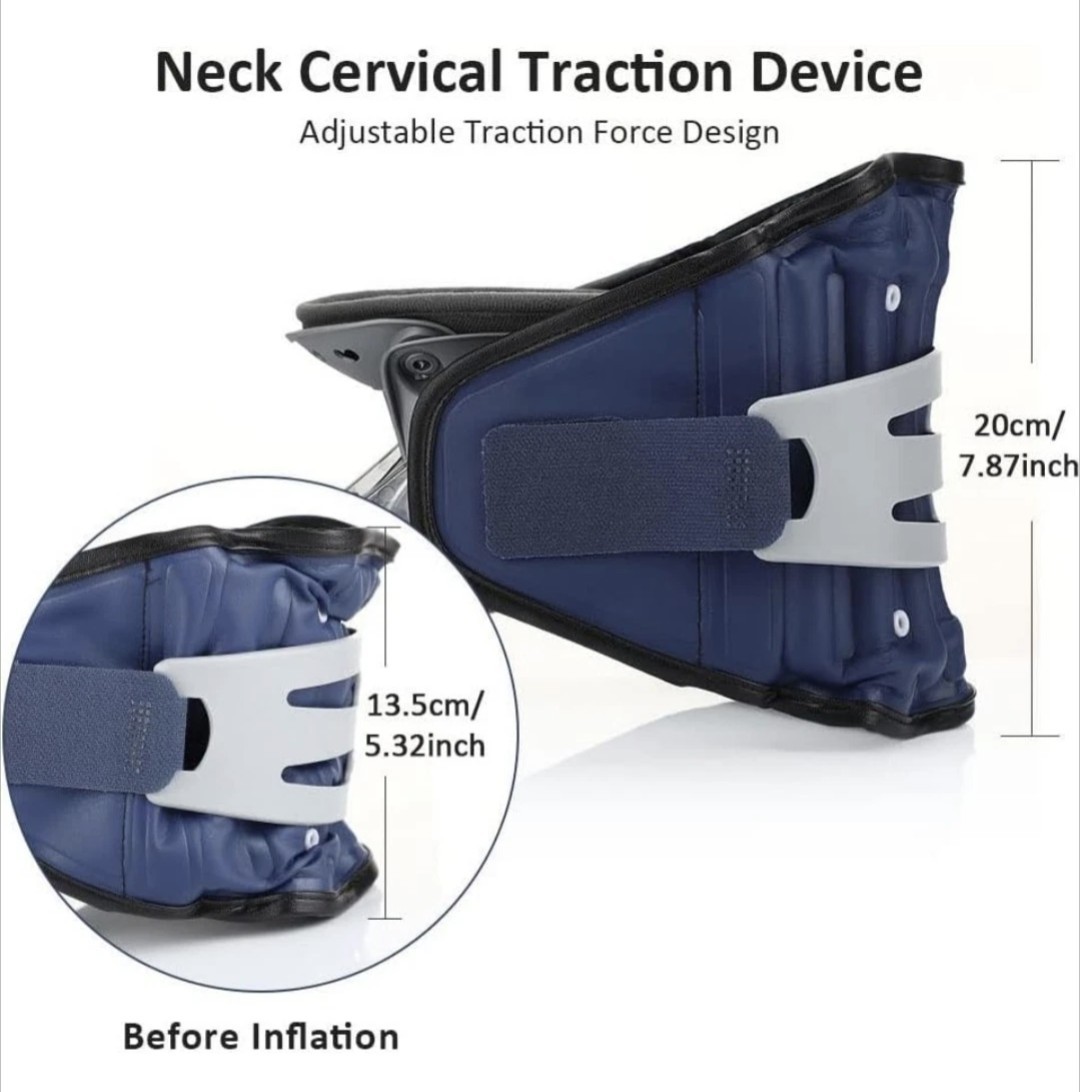 Inflatable Cervical Neck Stretcher Neck Stretching Correction Therapy Device