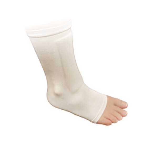AT Surgical Shin Gel Padding Toeless Sock for Injury Protection or Recovery
