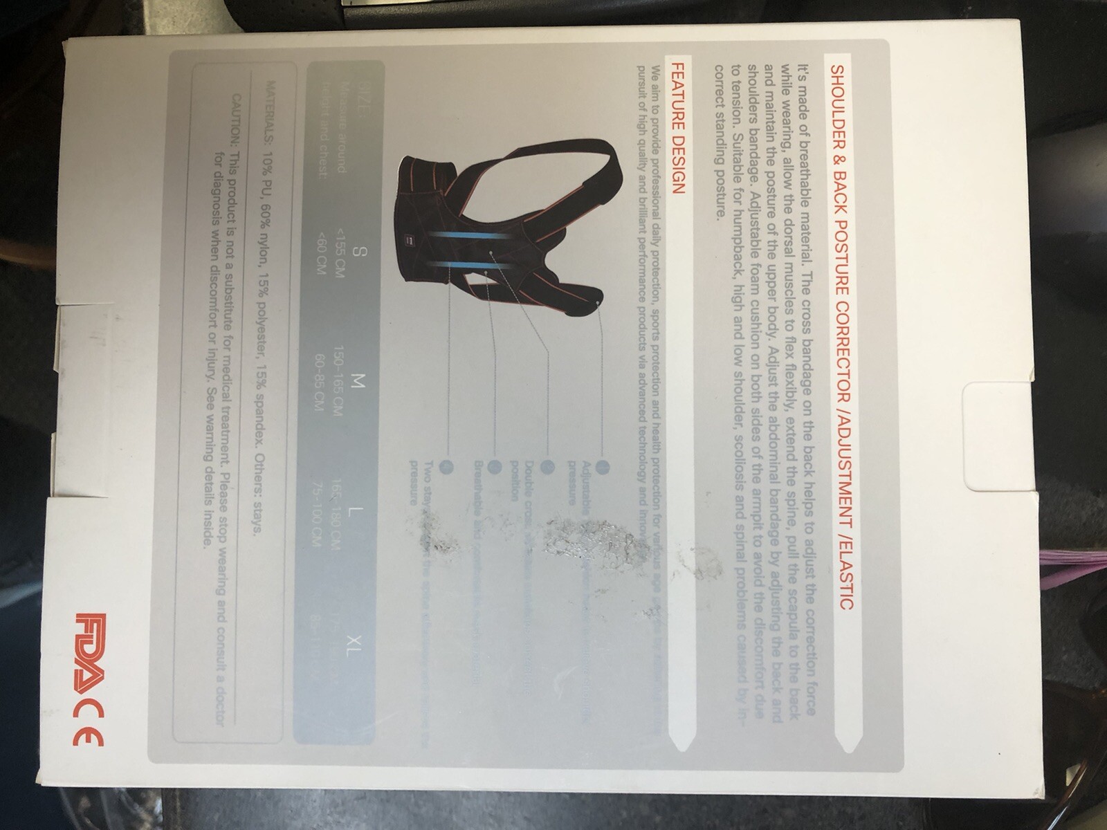 VTG SUPPORT SHOULDER/BACK POSTURE CORRECTOR LARGE – FDA APPROVED