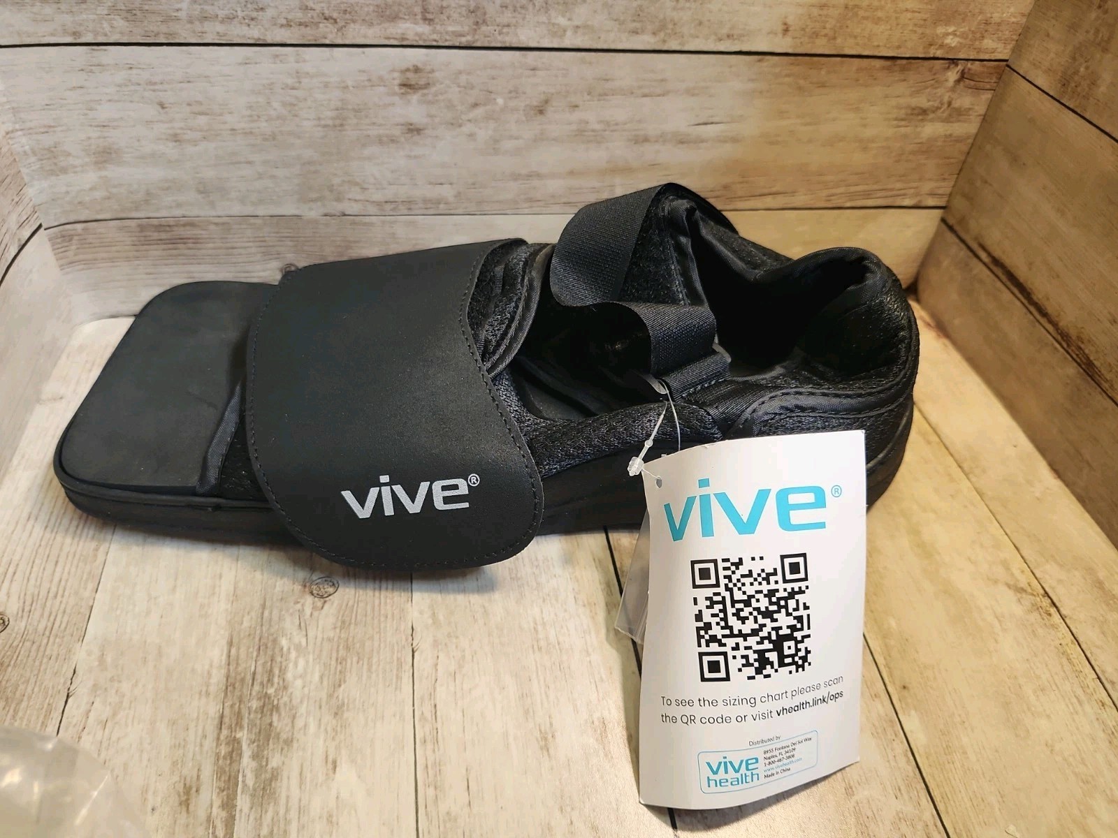 Vive Post Op Shoe – Lightweight Medical Walking Boot w/Adjustable Straps Small