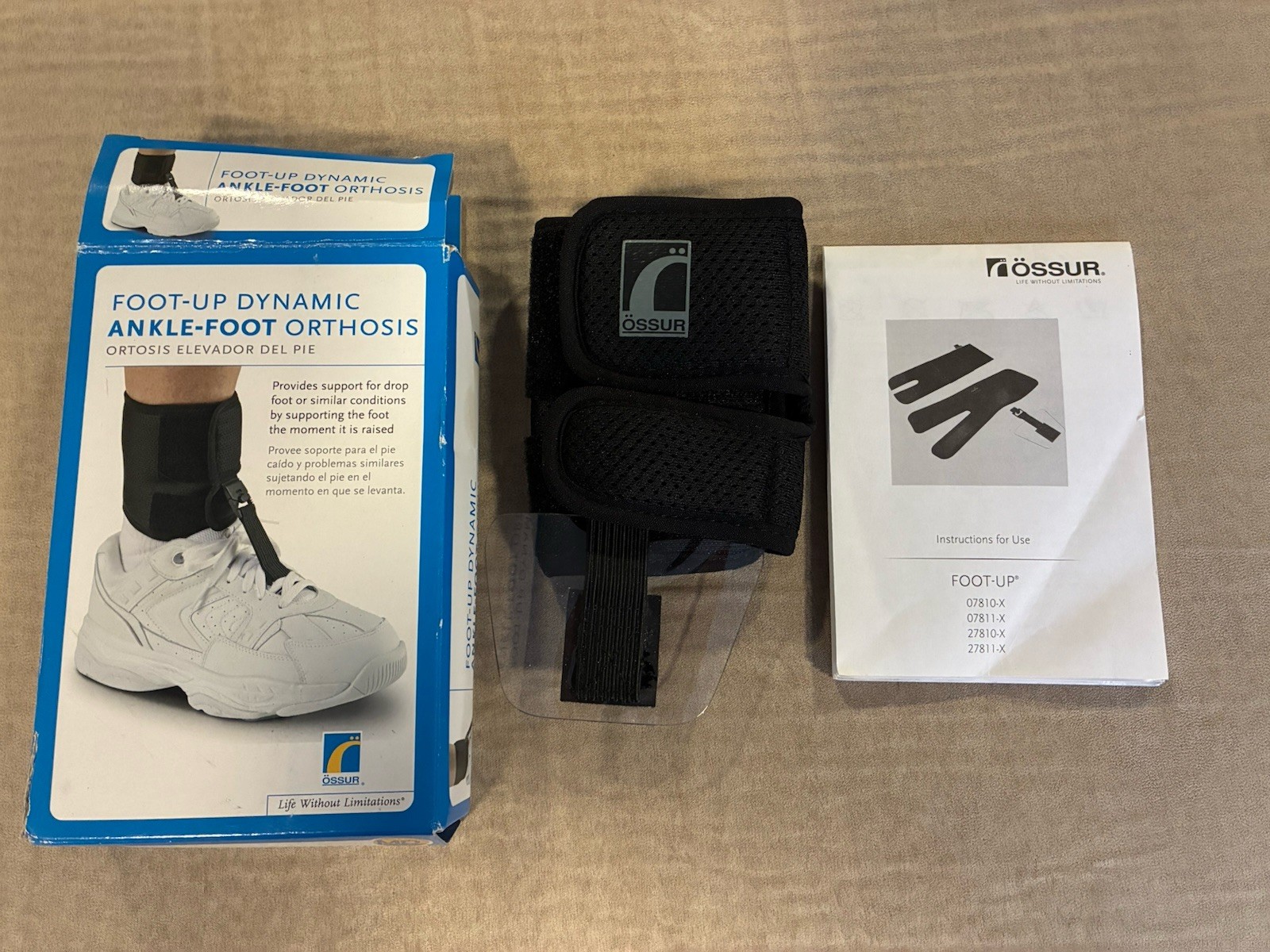 Ossur Foot-Up Dynamic Ankle-Foot Orthotics 07810-1-R2 Medium