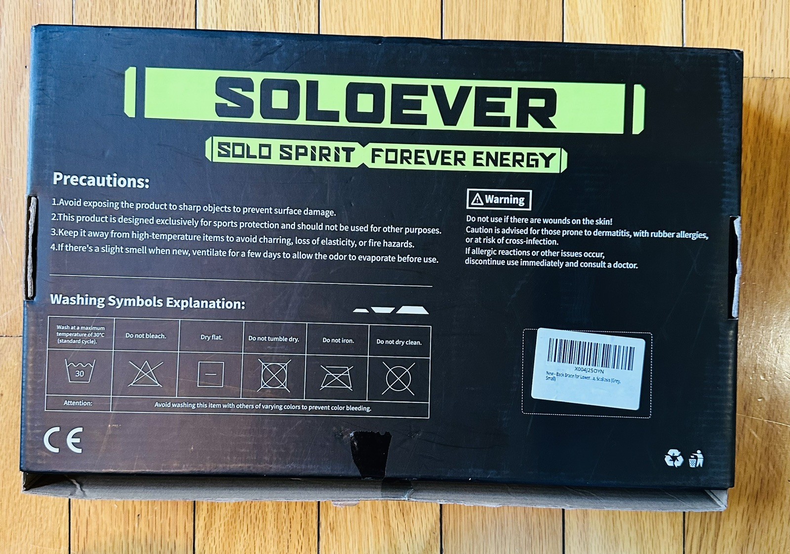 Soloever Back Brace Lower Back Pain Relief w Bionic Support Adjustable Lumbar S