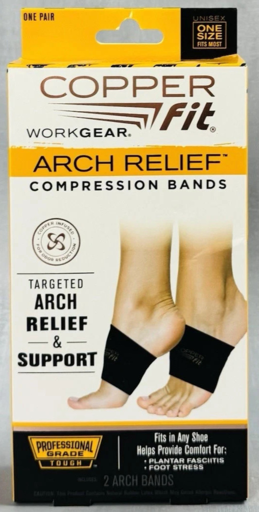 Copper Fit Breathable Lightweight Foot Arch Supports