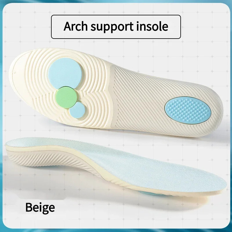 1Pair Orthopedic Pads Sports Shoes Insoles Arch Support Insole for Feet Plantar