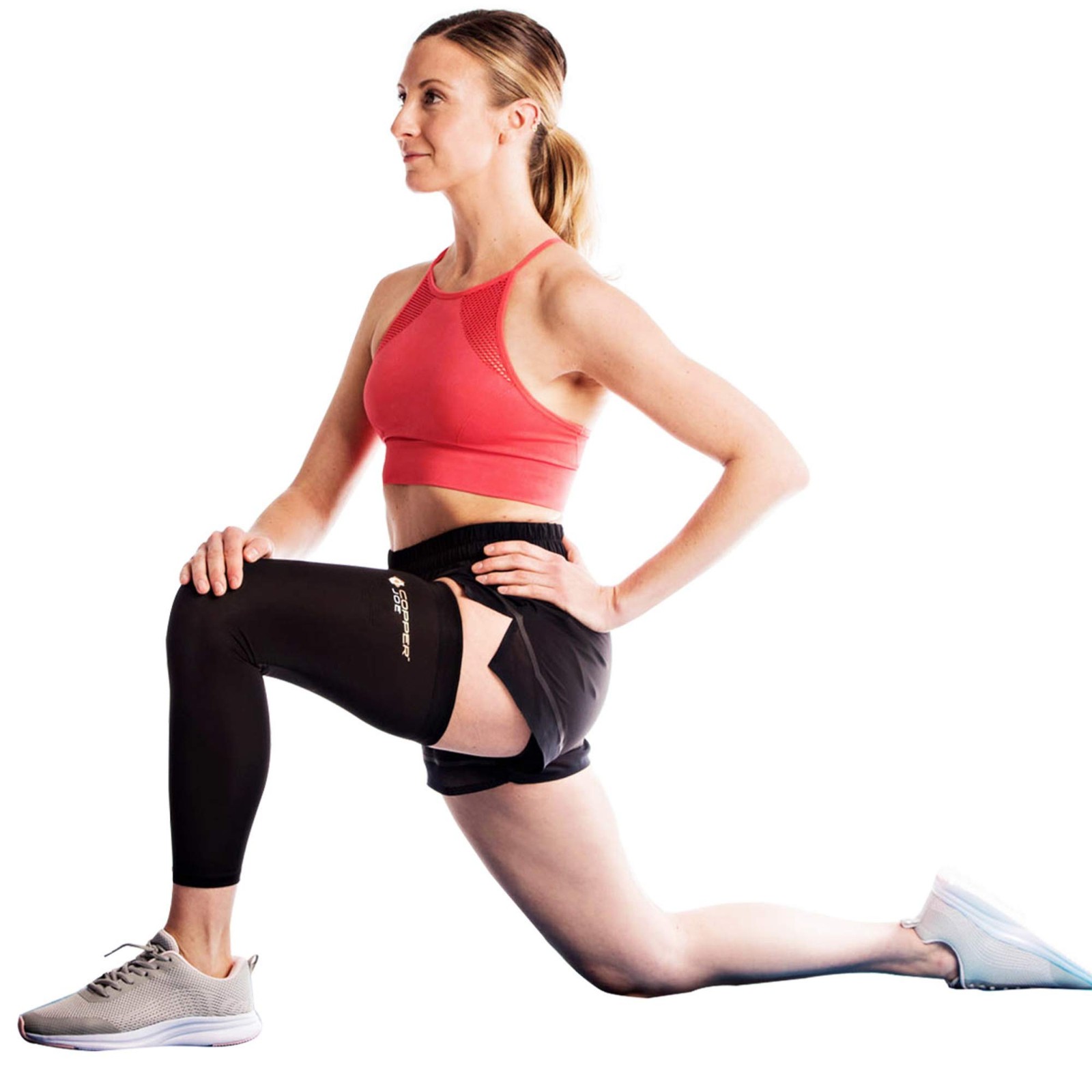 Full Leg Compression Sleeve Support Knee Thigh Calf Arthritis Running Sports