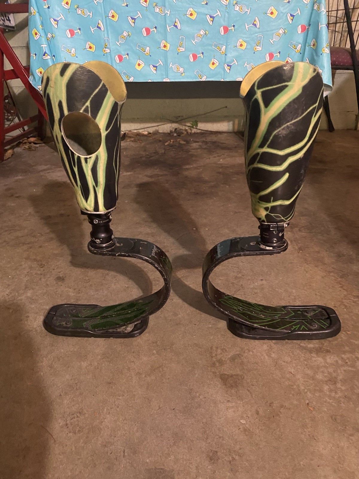 Identical Pair Of Blatchford Below Knee Prosthetics
