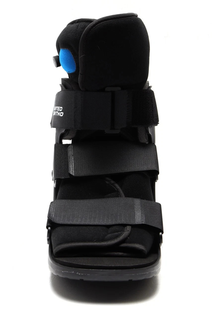 United Ortho USA14115 Short Air Cam Walker Fracture Boot, Medium, Black – 190