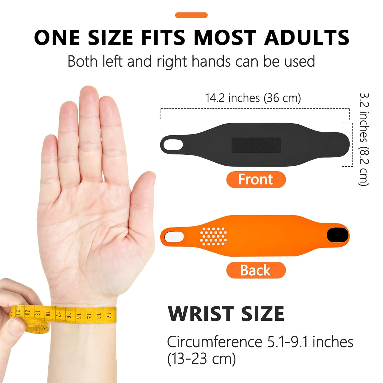 2PCS Ulnar Wrist Brace for Right & Left Hand, Ultra-Thin Elastic Wrist Wrap Comp
