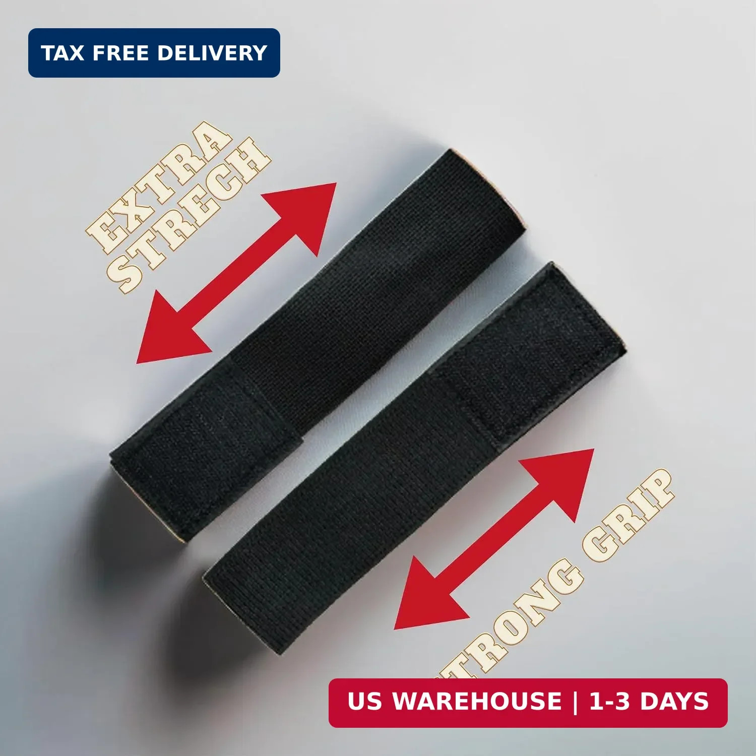 Extender Strap – Elastic Hook and Loop Extension, Adds Length to Most Ice Packs,