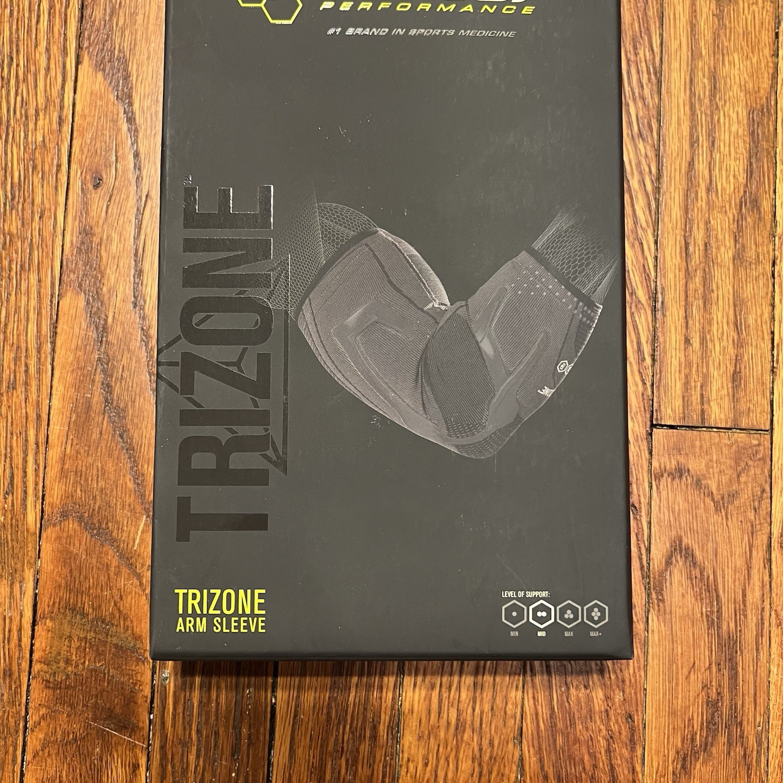 Donjoy Peeformance Trizone Arm Sleeve Mid Support Size Large NIB NEW Black