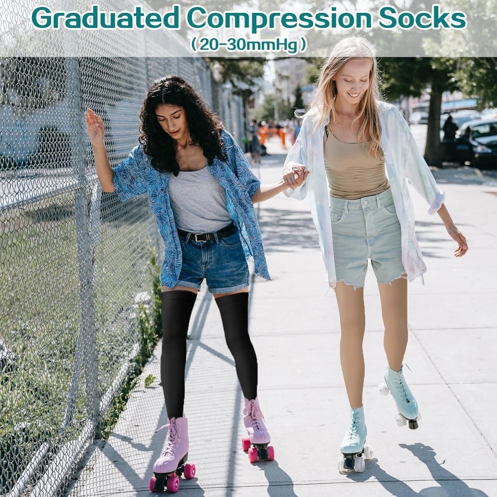 Compression Stockings Medical Women Men 30-40 mmHg Thigh High Varicose Graduated