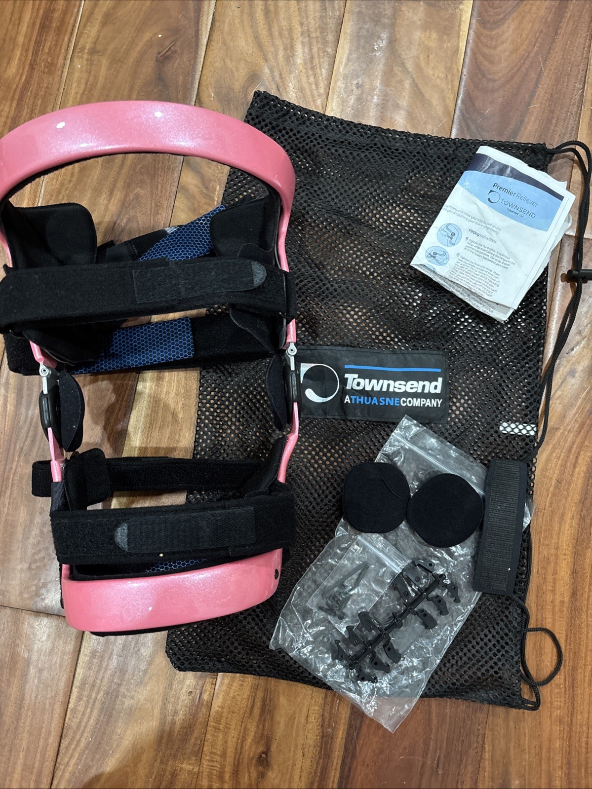 Townsend Thuasne Rebel Lock Pink Knee Brace Size XL Left SIDE read des. for Size