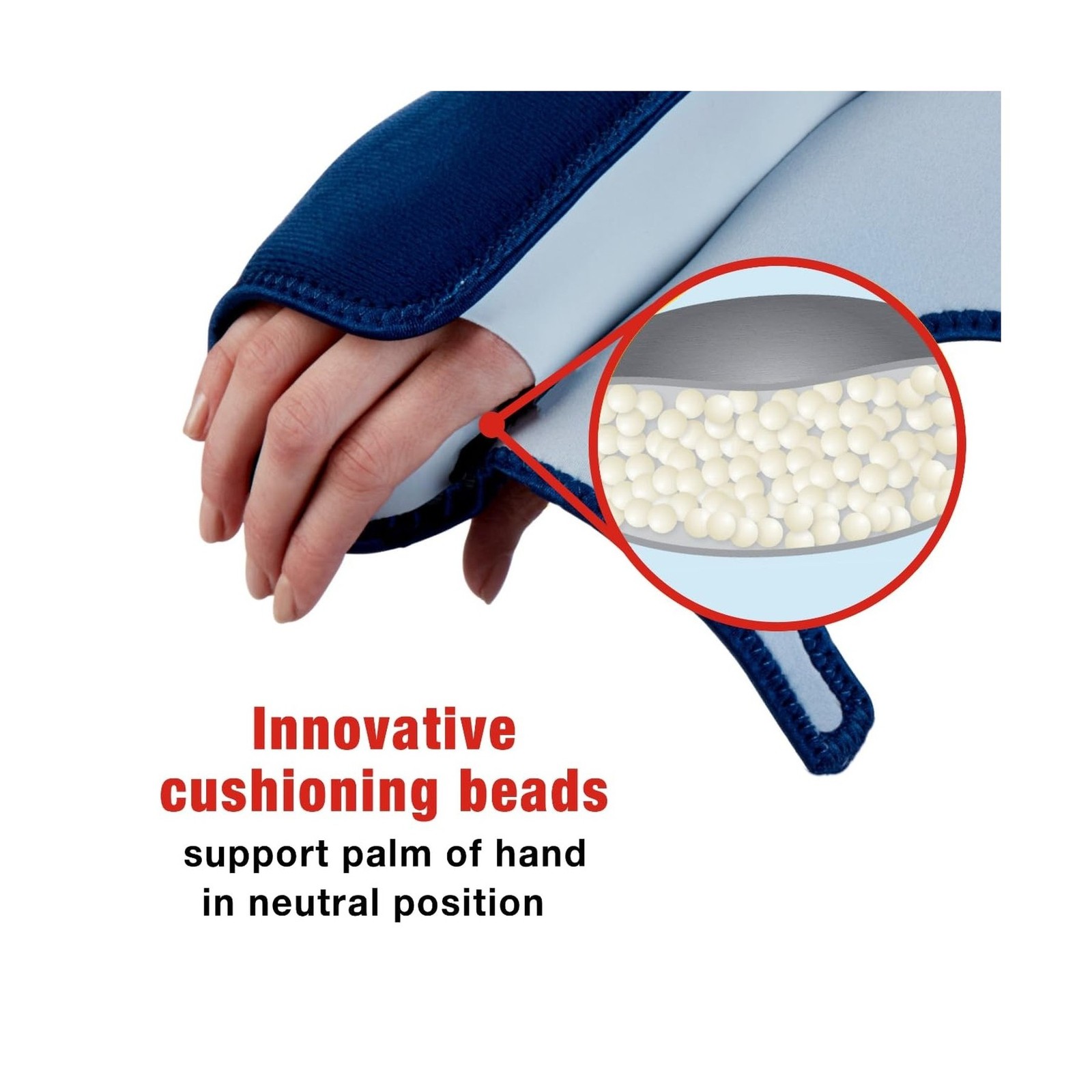 ACE Night Wrist Sleep Support, Adjustable, Blue, Helps Provide Relief from Sy…