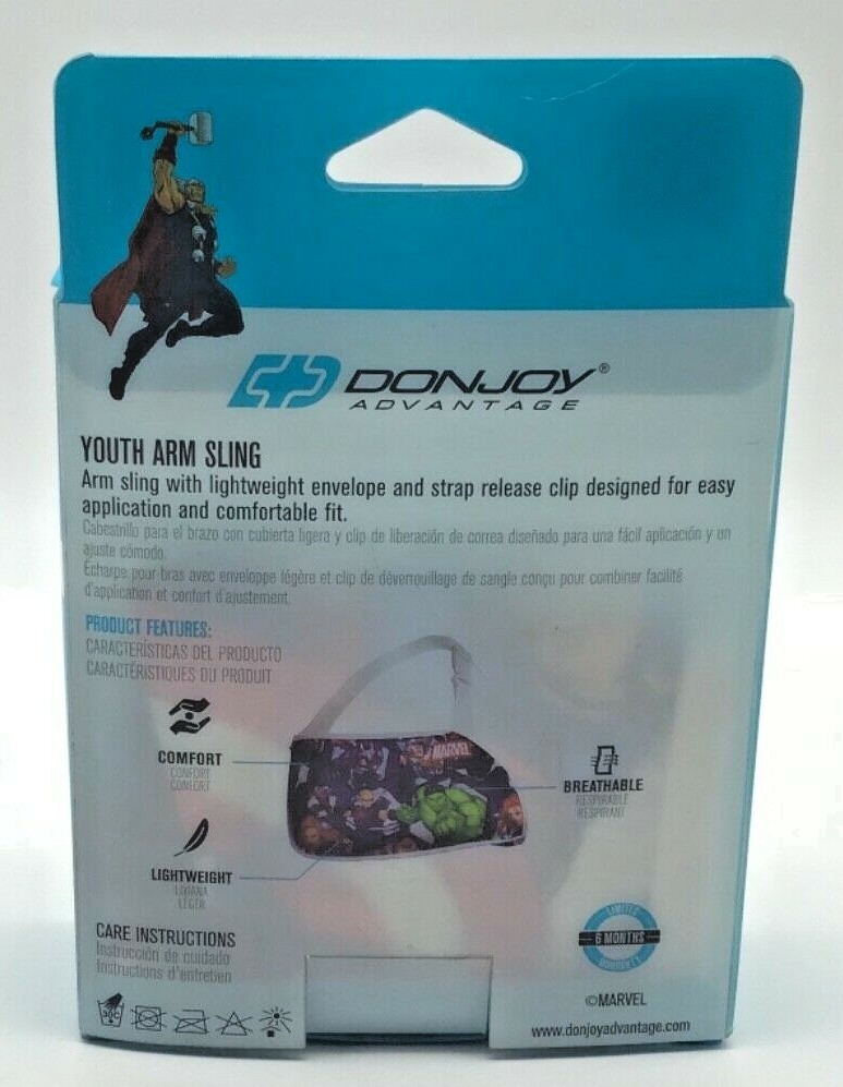 Marvel AVENGER Adjustable Arm Sling with Release Clip Shoulder Mild PEDIATRIC