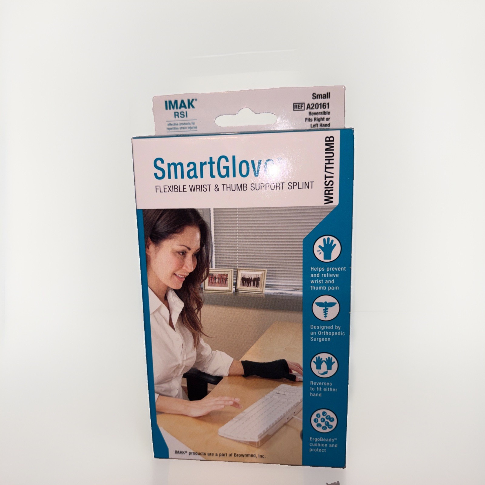 Smart Glove Flexible Wrist Support Splint Fits Right or Left Hand New