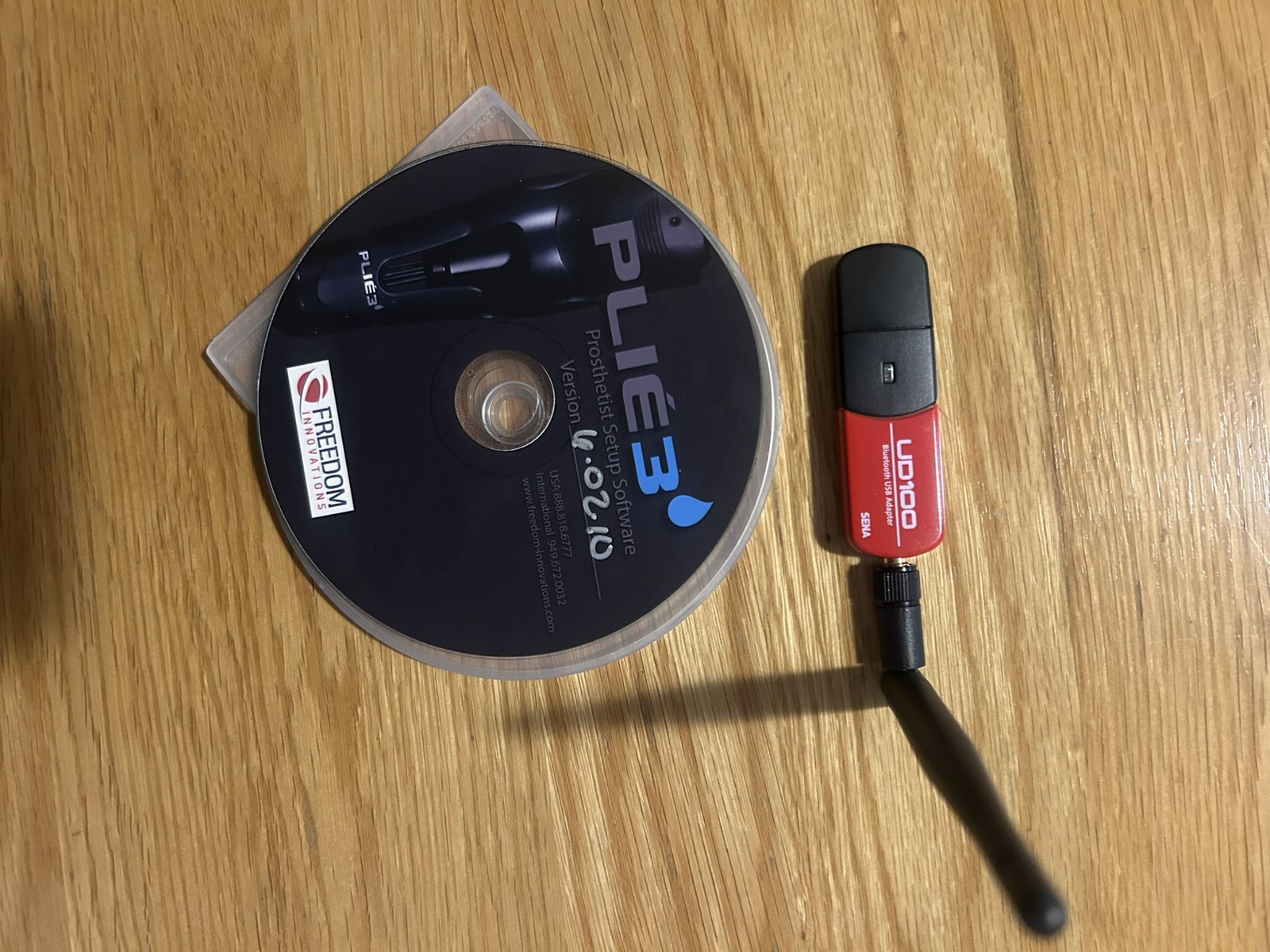 Prosthetist Set Up Software Plie 3.0 Microprocessor Prosthetic Knee and Dongle