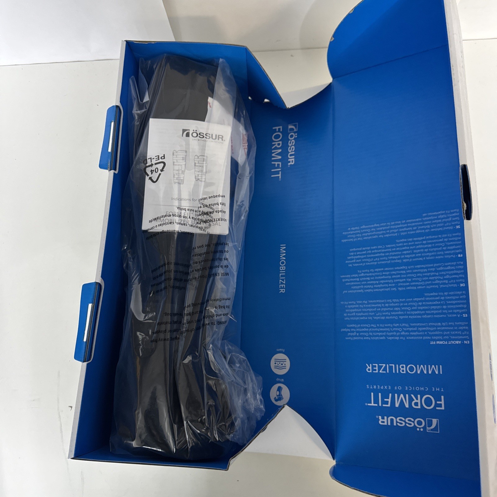 Ossur Form Fit Knee Immobilizer Universal 3 Panel 200010 14”