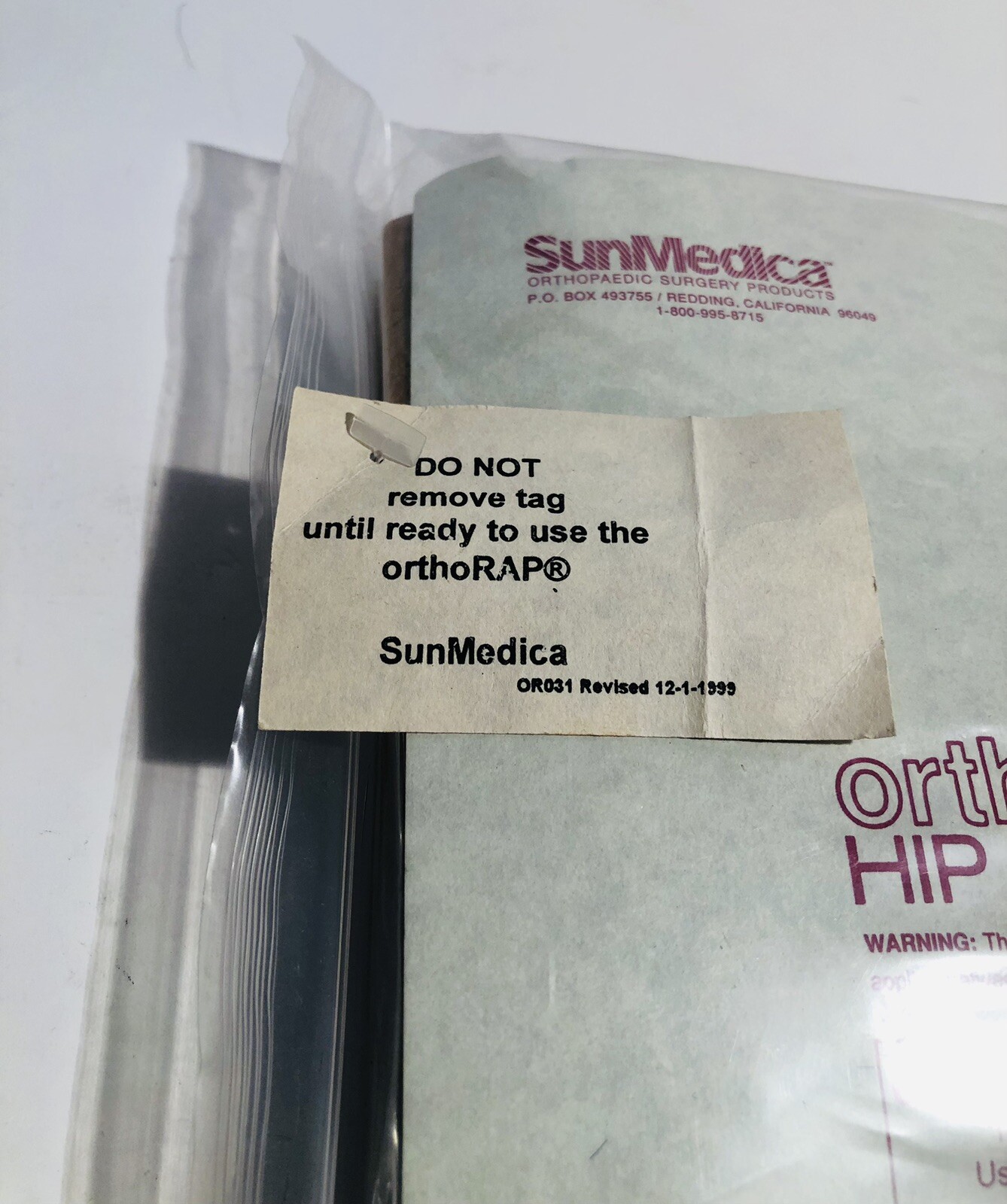 SunMedica OrthoRAP Hip Support Brace Pain Relief Stability Support Size Large