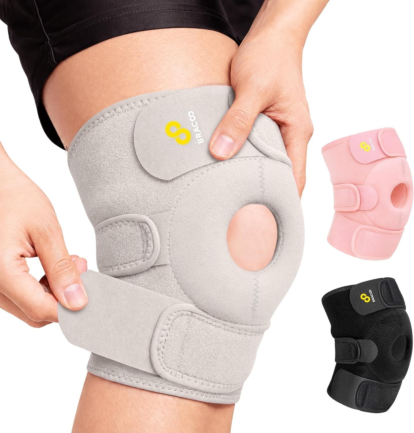 Breathable Compression Knee Sleeve for Men & Women – Support for Sports & Rehab