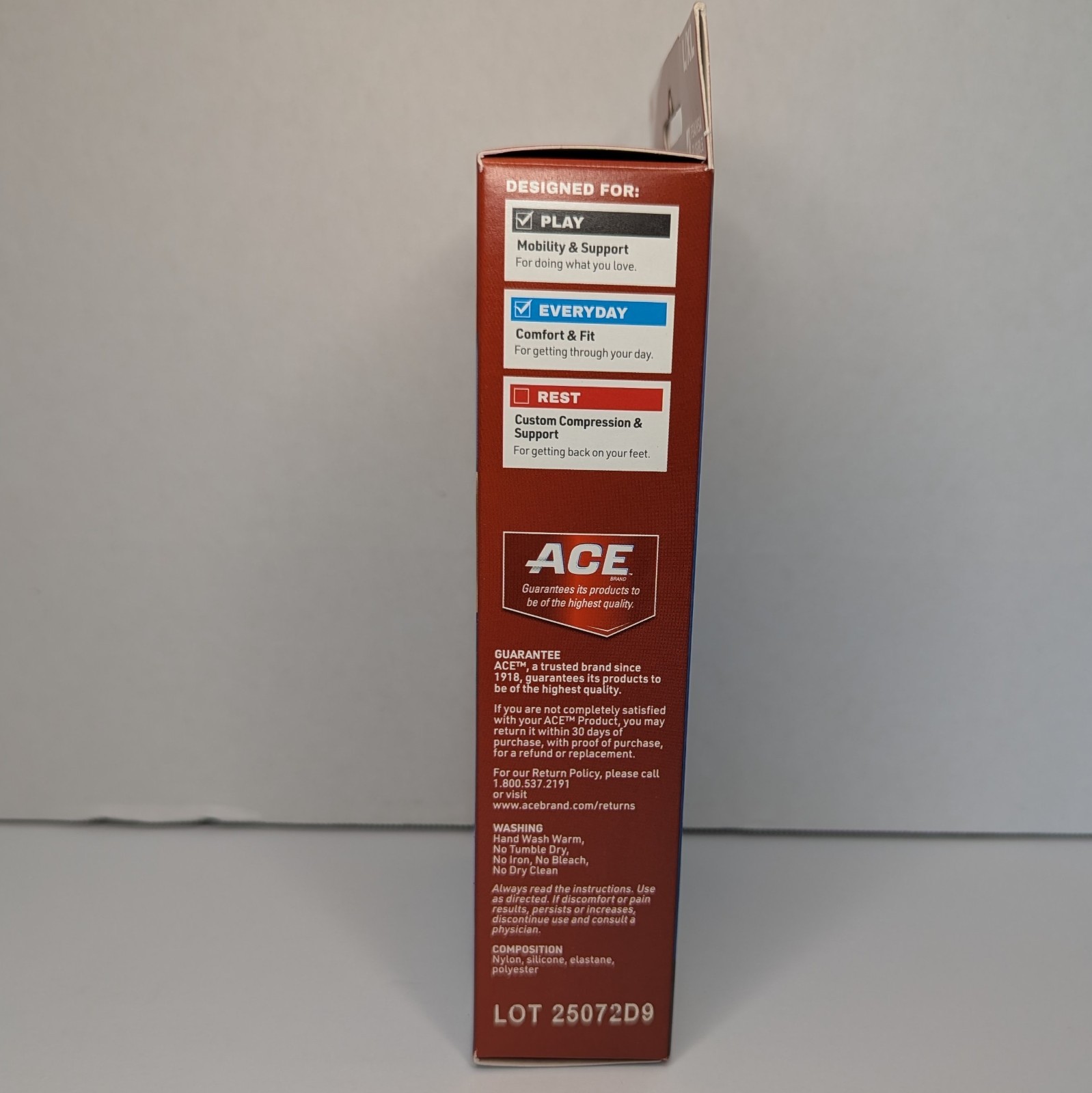 ACE Brand Elbow Flex Comfort Compression Sleeve L/XL New