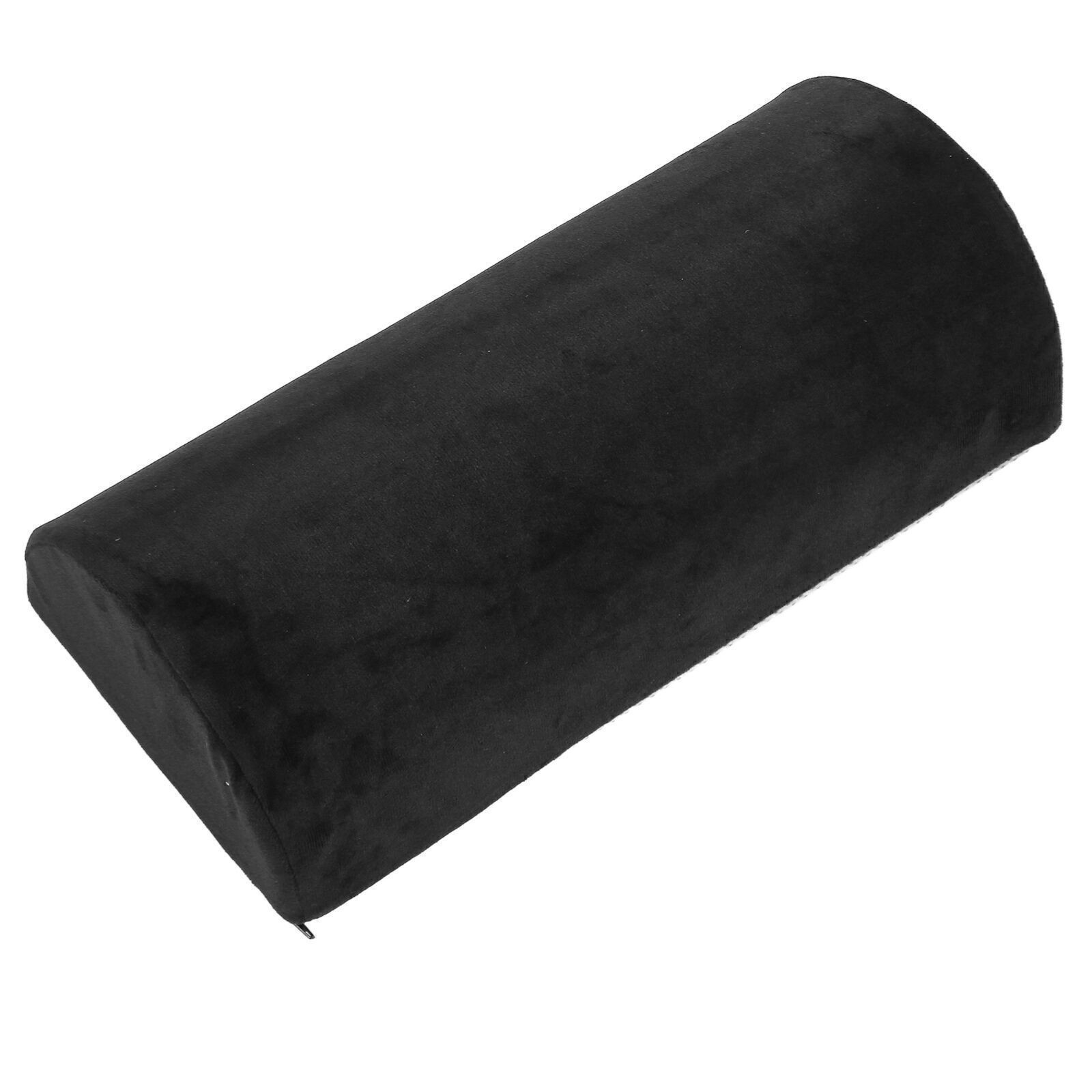 Half Moon Pillow Black Ankle Knee Neck Lumbar Support Cushion Elderly People