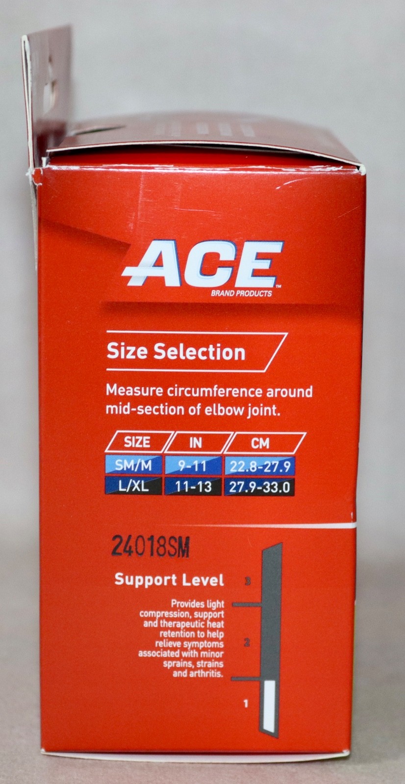 ACE™️ ~ Elbow Support Compression ~ Level 1 Support ~Elasto-Preene™️ ~ S/M NEW