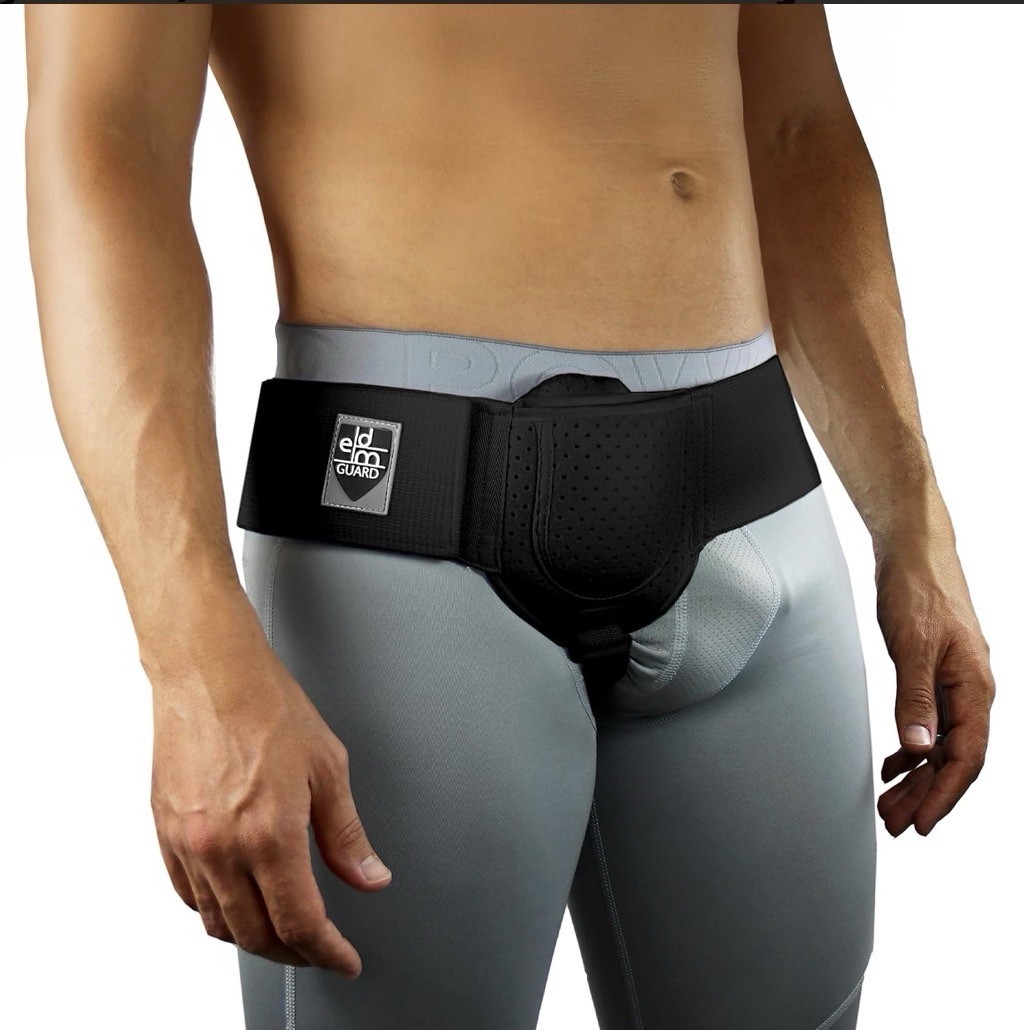 Everyday Medical Inguinal Hernia Support Belt for Men I Fits Left or Right Side