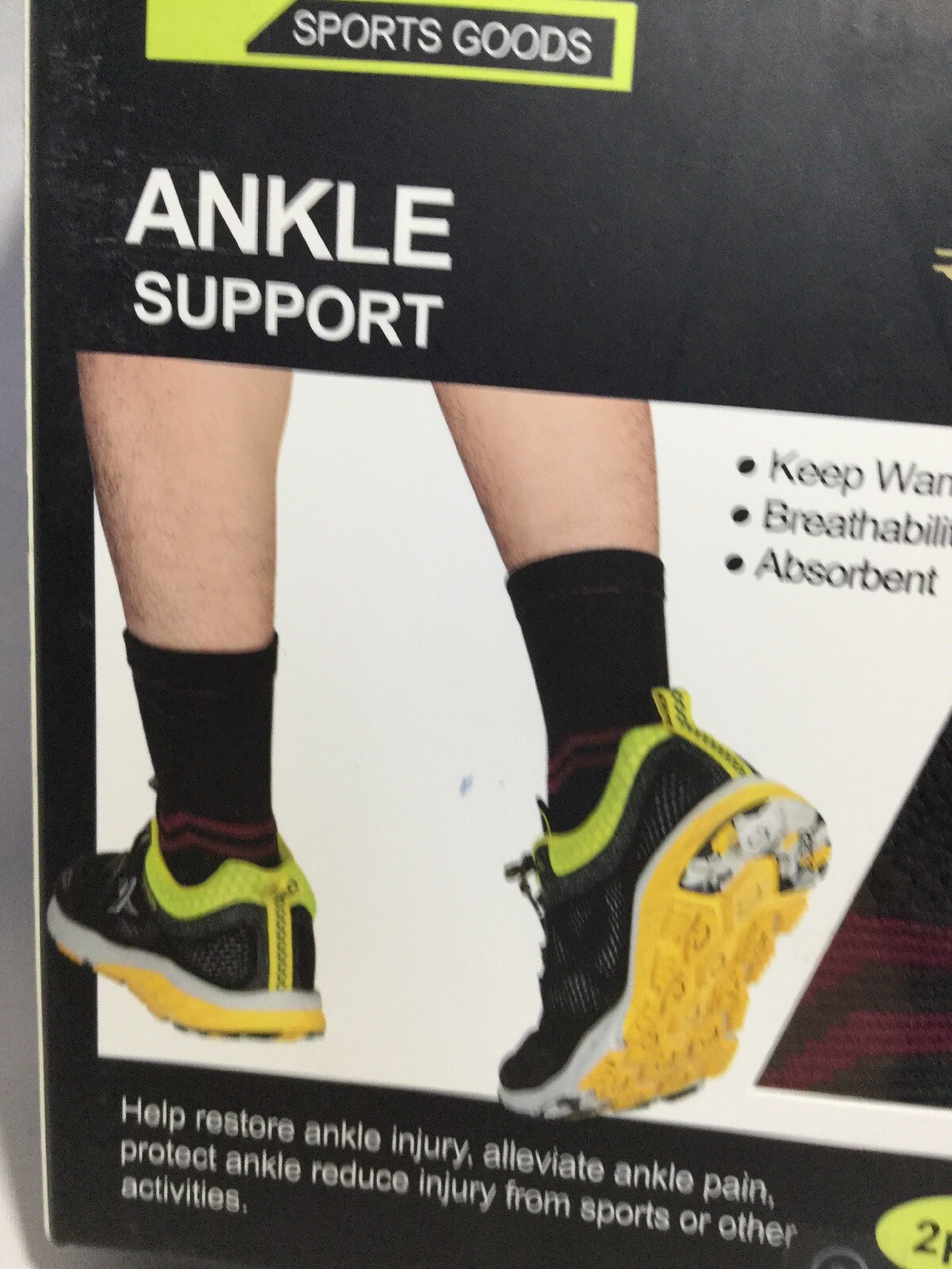 S Ankle Brace Compression Support Sleeve for Injury Recovery Joint Pain and more