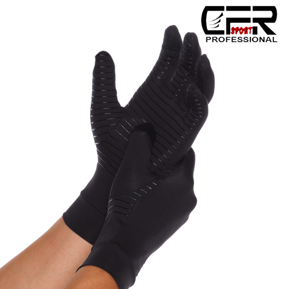 Copper Compression Gloves Arthritis Pain Relief Hand Joint Support Brace