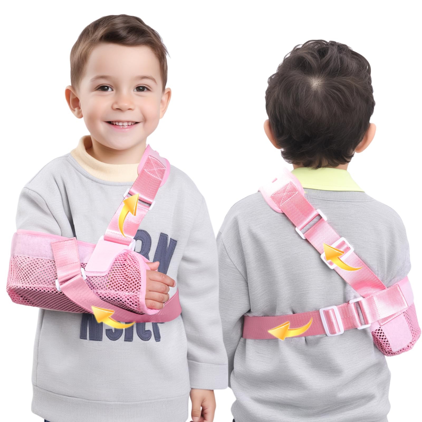 Arm Sling for Kids Arm Brace with Support Plate Arm Support Sling Shoulder Im…