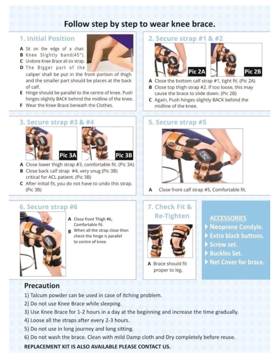 Z1 K2 Knee Brace Size S1 for ACL Ligament Injuries OA & Knee Pain Men/Women NEW