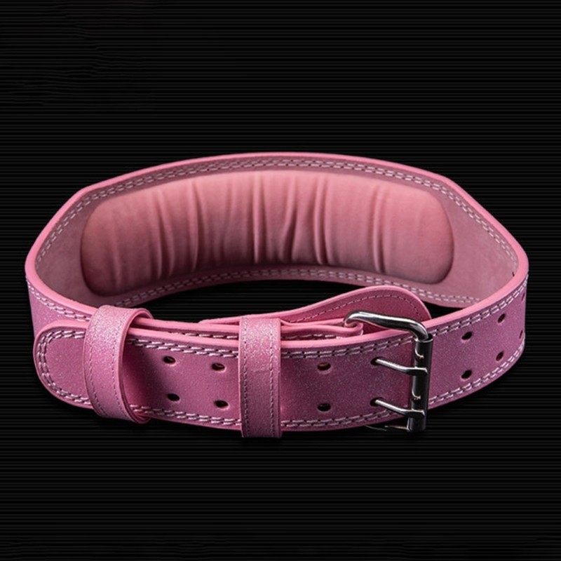 Weightlifting Belt Leather Powerlifting Belt Comfortable Sport Waist Support