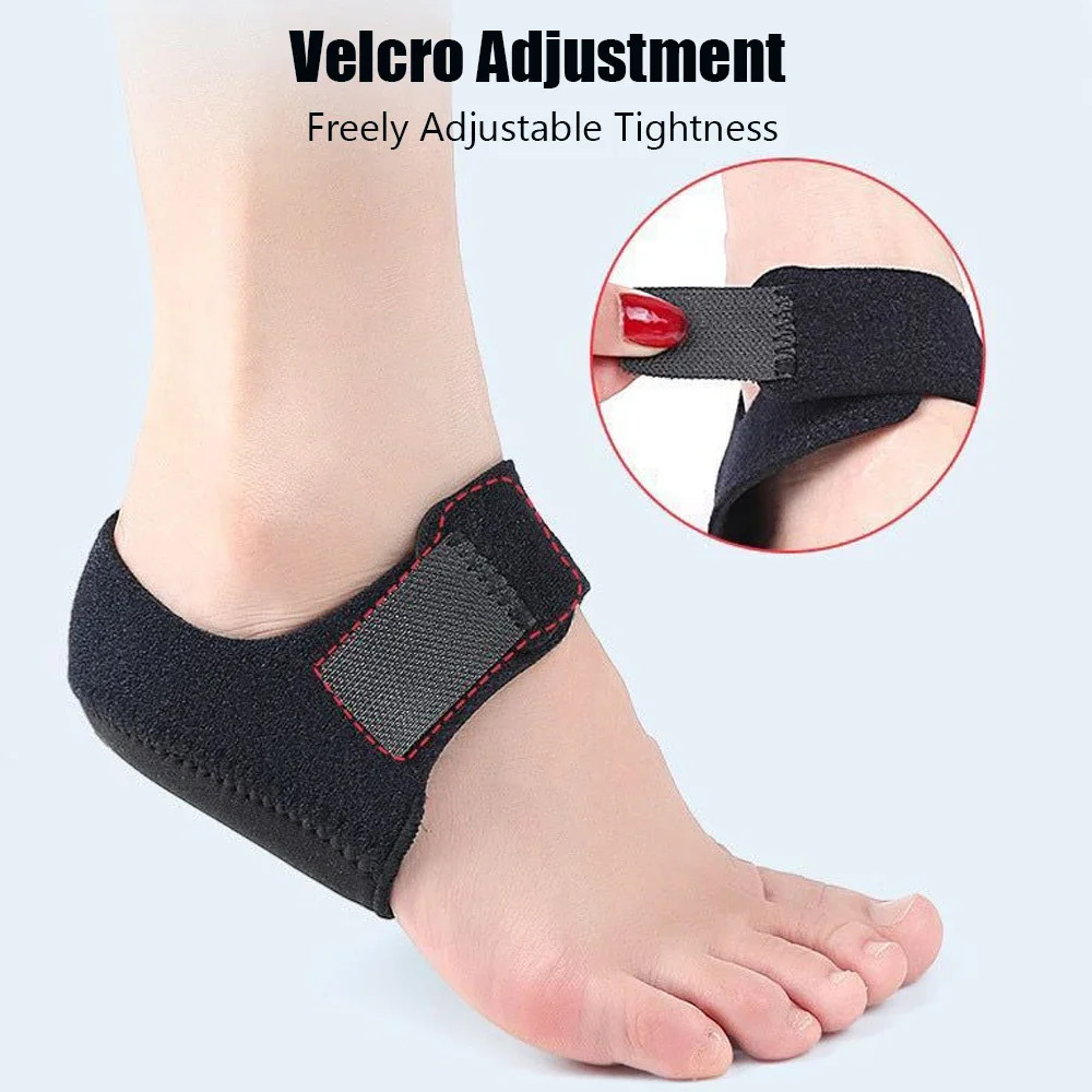 Plantar Fasciitis Heel Spur Foot Support With U-Shaped Silicone Gel Heel Cups
