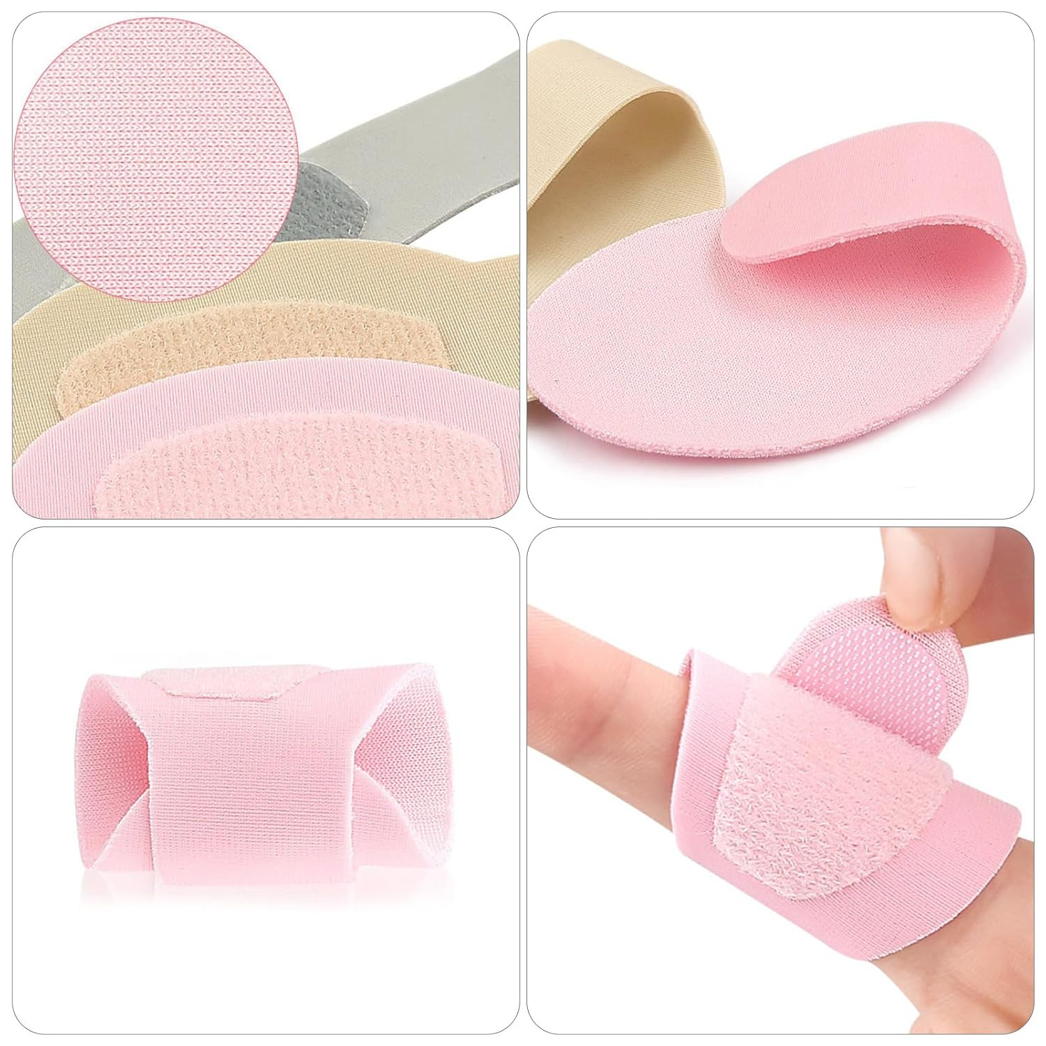8 PCS Finger Sleeves, Finger Compression Sleeve, Finger Covers, Finger Splints F