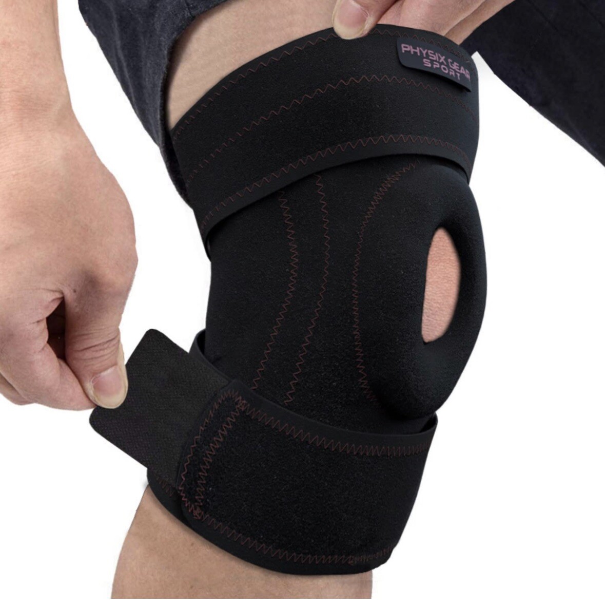 Physix Knee Brace with Side Stabilizers & Adjustable Straps – Knee Brace
