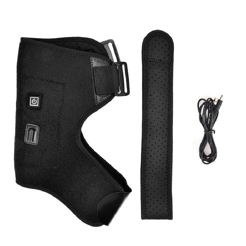 USB Heated Shoulder Massager Shoulder Brace Heating Pad For Knee Elbow Shoulder