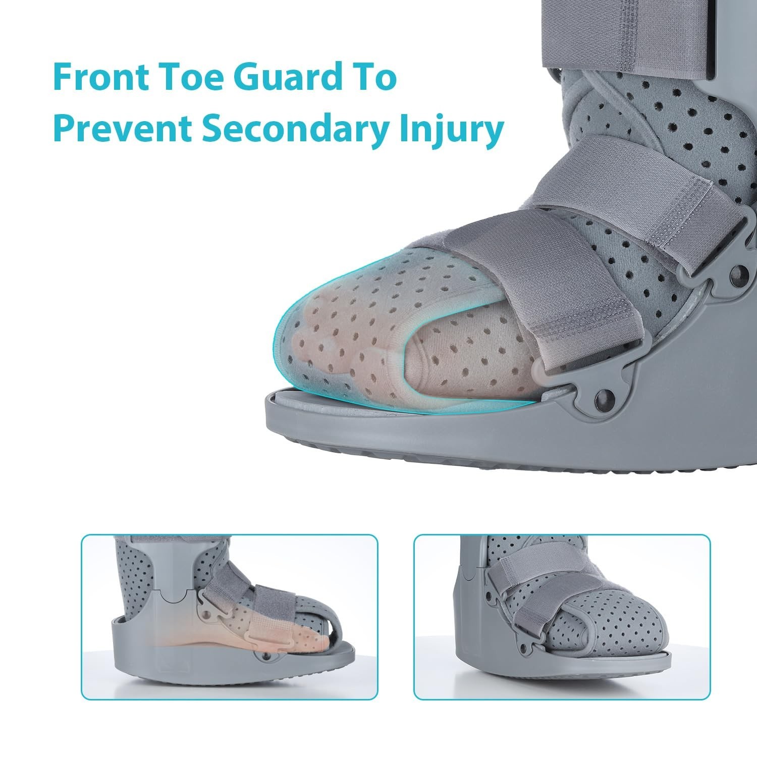 KD Orthopedic Walking Boot: Post-op Boot for Broken Foot Sprained Ankle Achil…