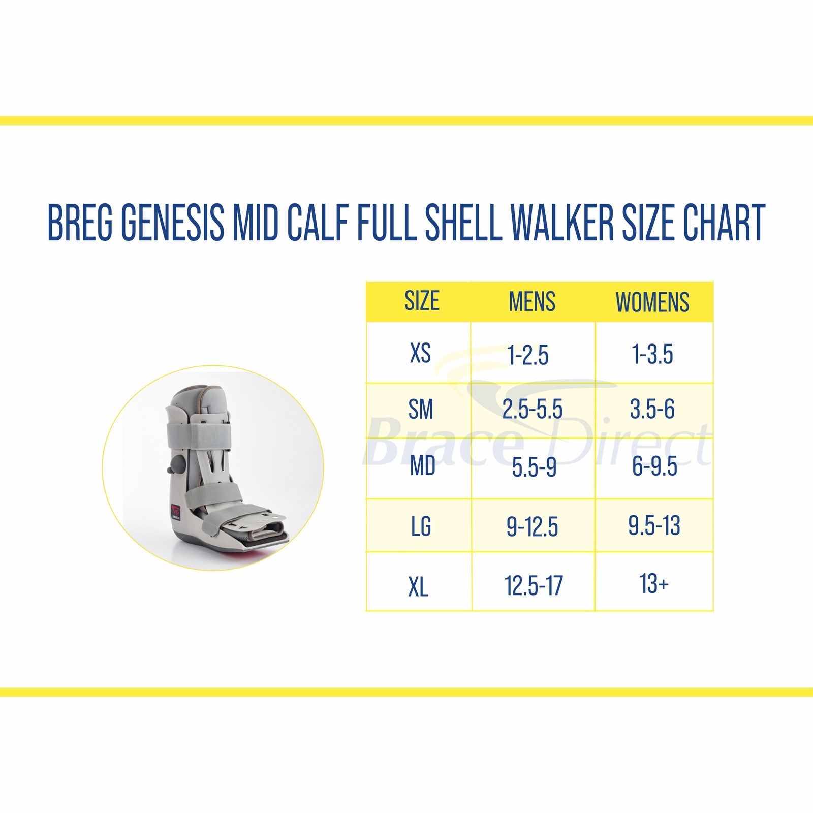 Breg Genesis Mid-Calf Full Shell Walker