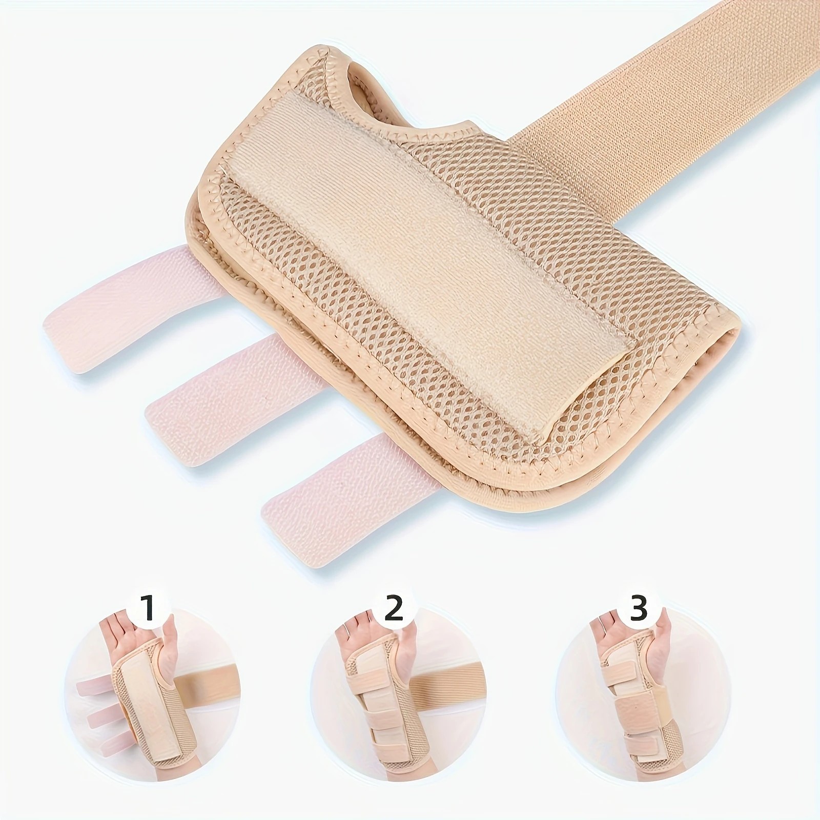 NEW Wrist Brace for Carpal Tunnel – Adjustable Night Support Brace with Splints